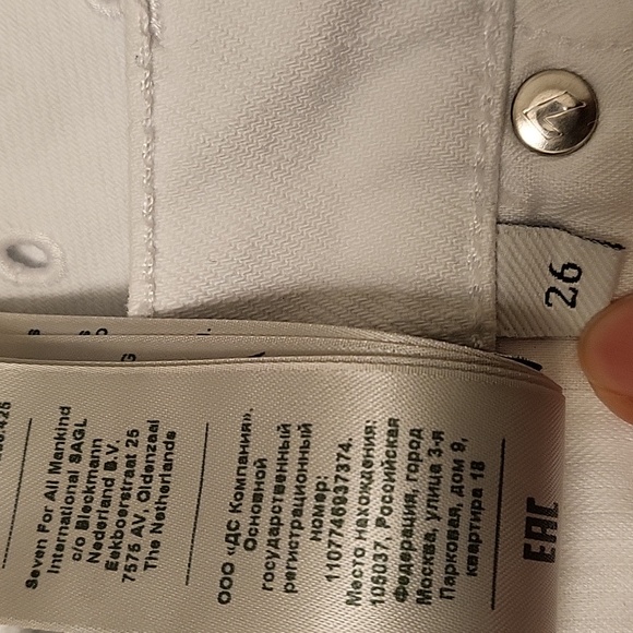 7 for all Mankind Emea Billie Chantilly short size 26 - Picture 7 of 8